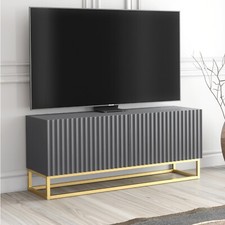 TV Unit 100cm Cabinet | Fluted