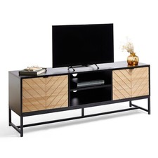 Chevron TV Unit Cabinet Stand