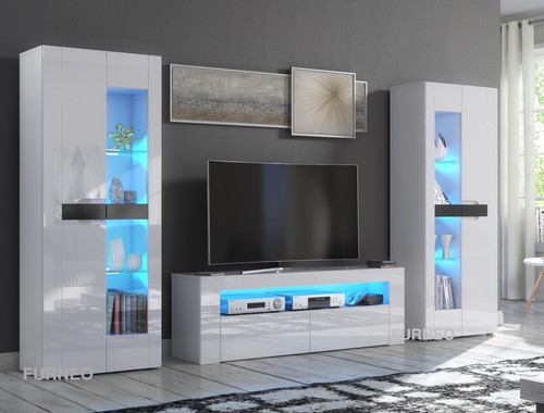 Unit white high gloss matt - gloss, &matt