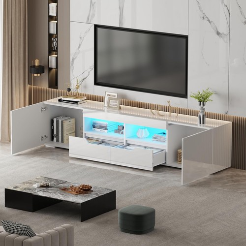 200cm all high gloss white - high,